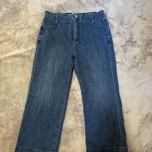 J. Crew Paper-Bag Jean in Cape Navy‎ Wash